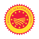 Suojattu alkuper&auml;nimitys (SAN) -merkki.