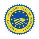 Suojattu maantieteellinen merkint&auml; (SMM) -merkki.