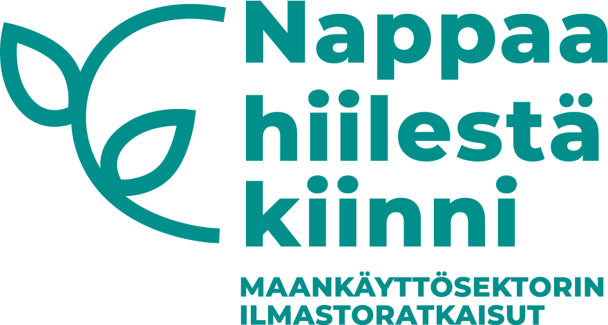 Nappaa hiilest&auml; kiinni -hankkeen logo
