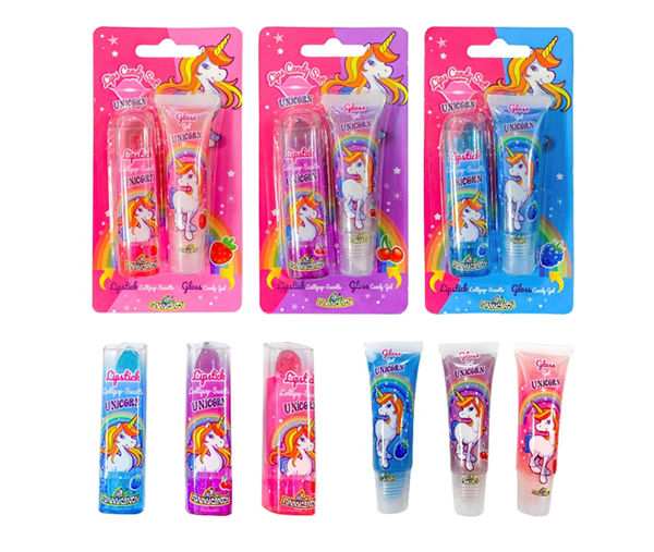 Funny Candy Unicorn Lips Candy Set, 25 g.