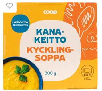 Coop-kanakeitto, 300 g.