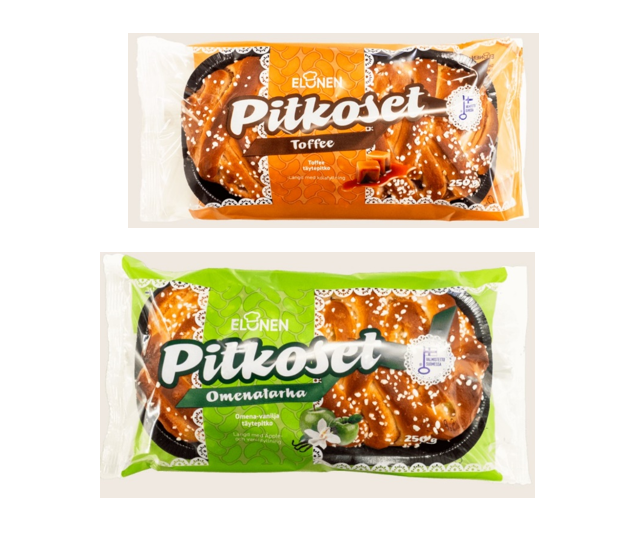 Pitkoset Toffee 250g ja Pitkoset Omenatarha 250g