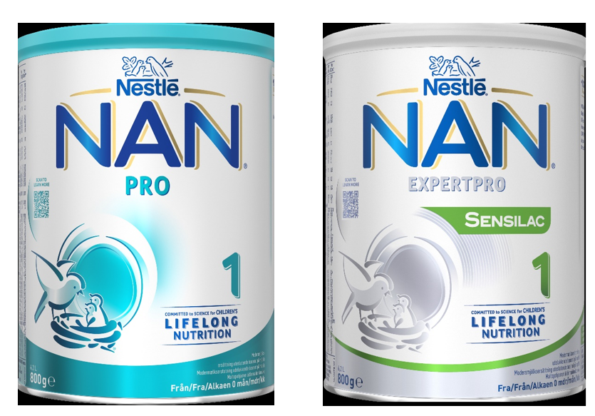 Nestle Nestl&eacute; NAN PRO ja Sensilac