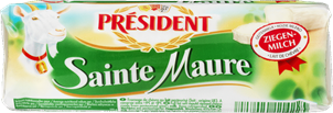 Vuohenjuustopakkaus Pr&eacute;sident Sainte Maure 200 g.