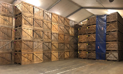 Kylm&auml; varastotila.