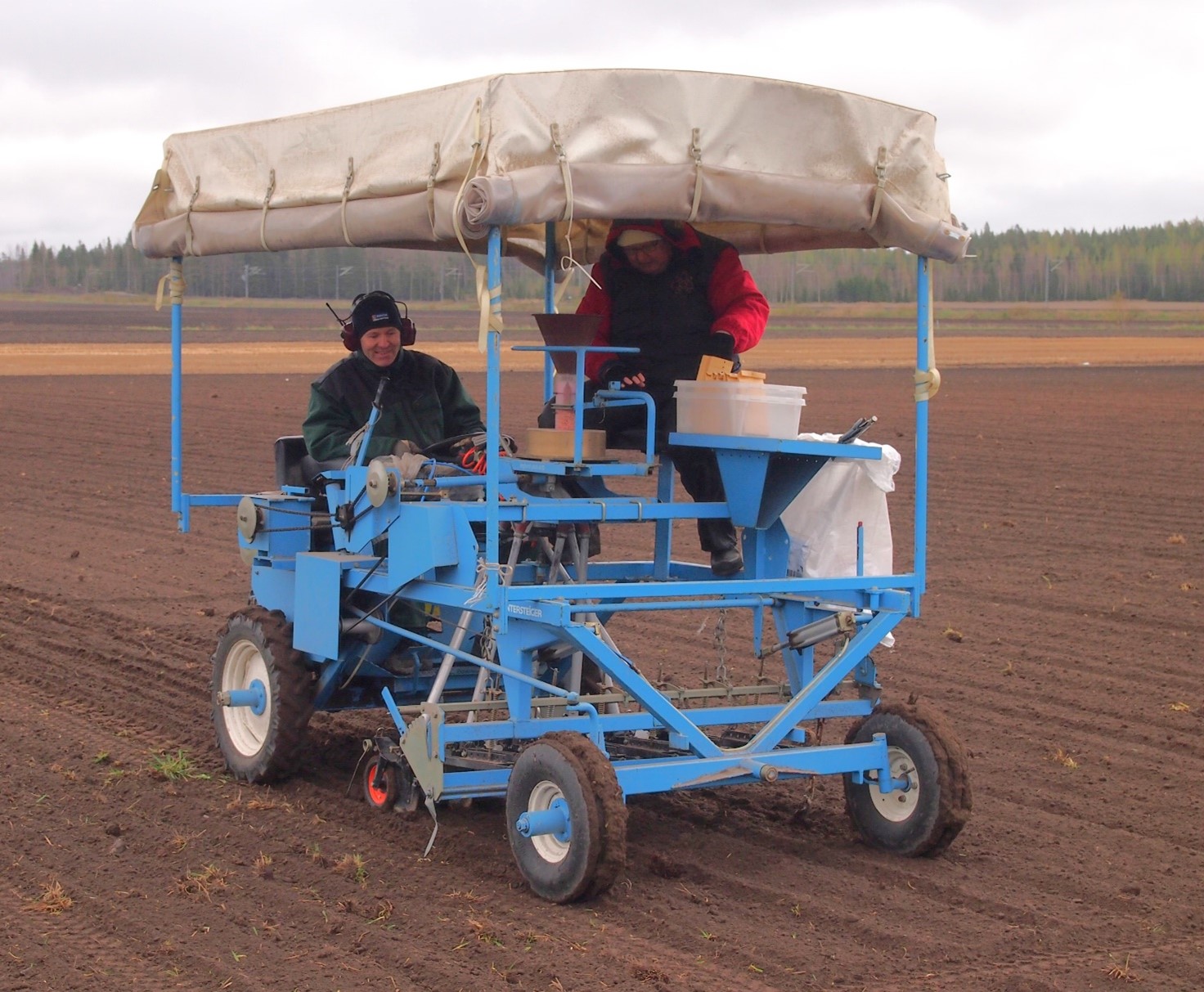 Koeruudut kylvet&auml;&auml;n kylv&ouml;koneella
