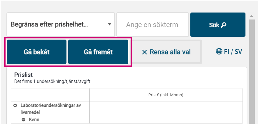 Gå bakåt och gå framåt.