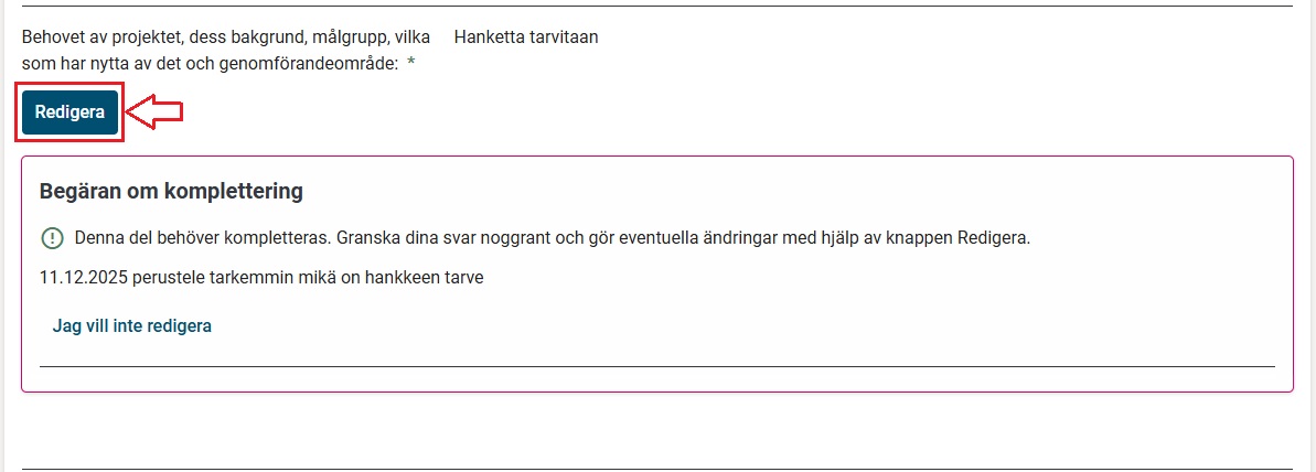 Redigera ans&ouml;kan