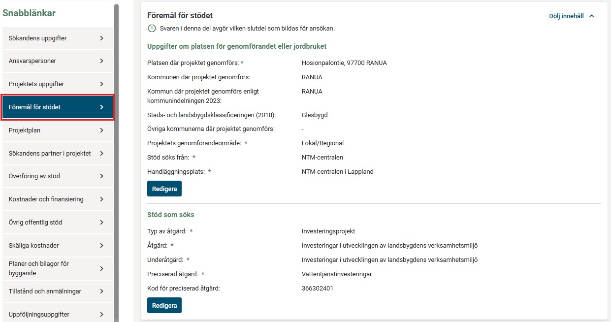 F&ouml;rem&aring;l f&ouml;r st&ouml;det