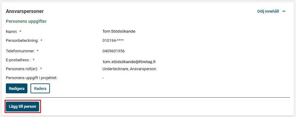 L&auml;gg till person
