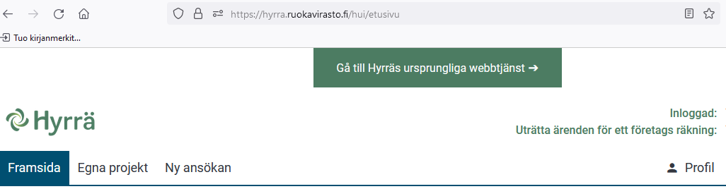 G&aring; till den ursprungliga Hyrr&auml;