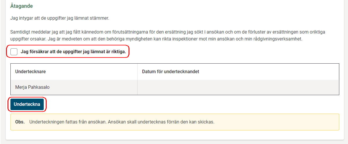 Returnera beg&auml;ran om komplettering