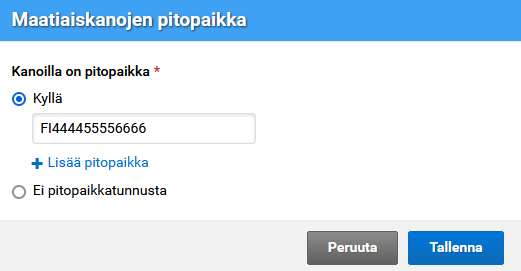 Kuvakaappaus Vipusta: Pitopaikan lis&auml;&auml;minen kanoilla.