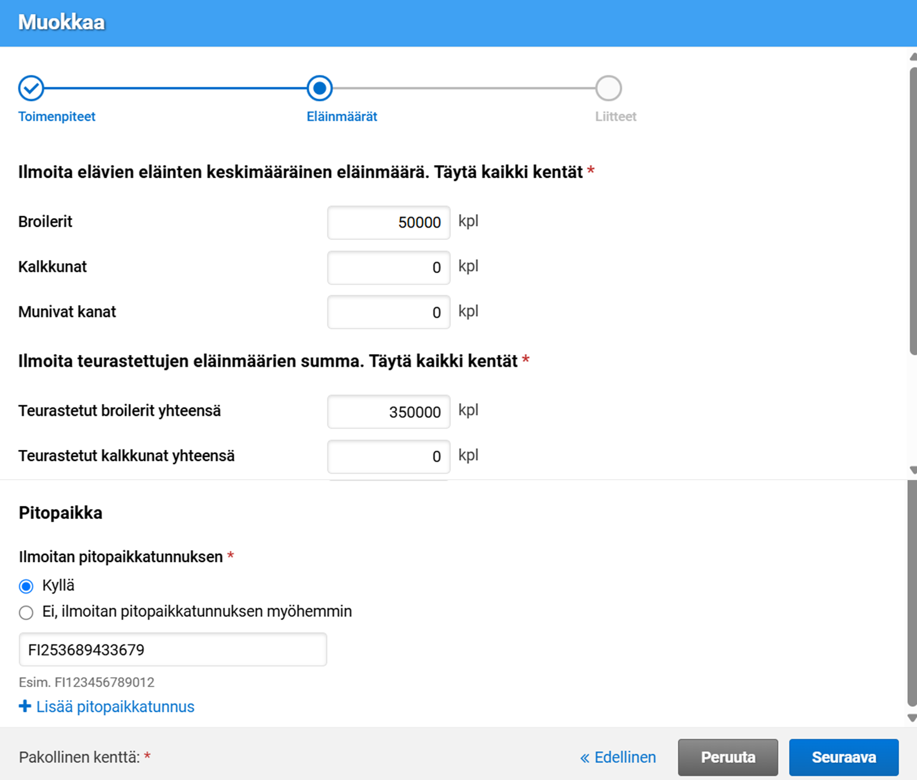 Kuvankaappaus Vipu-palvelusta.