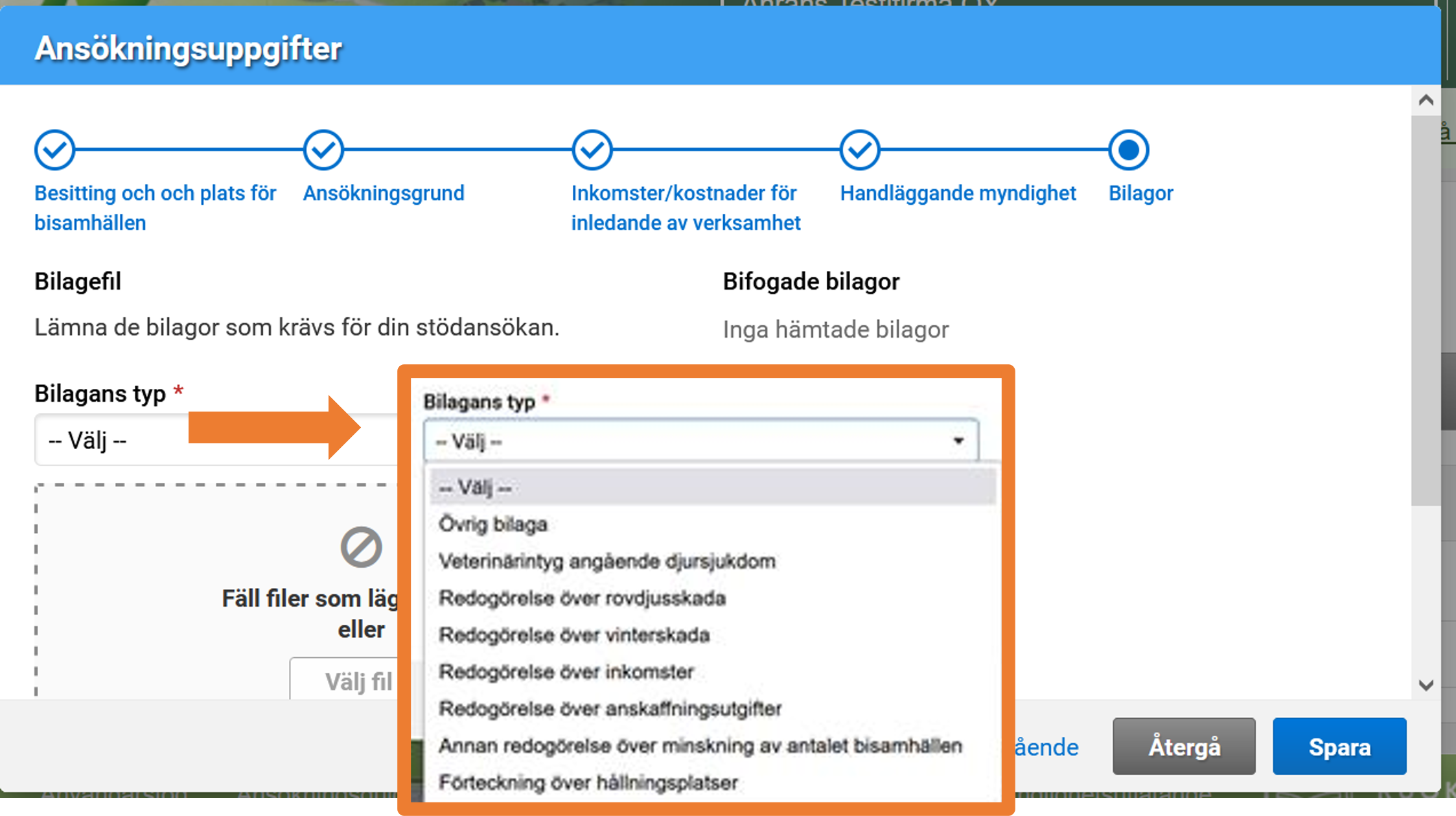 Sk&auml;rmdump fr&aring;n Viputj&auml;nsten Delen f&ouml;r bilagor.