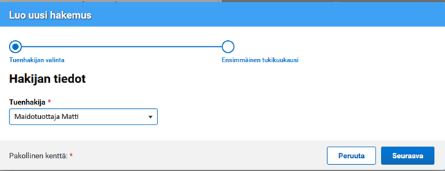 Kuvankaappauksia Vipu-palvelusta