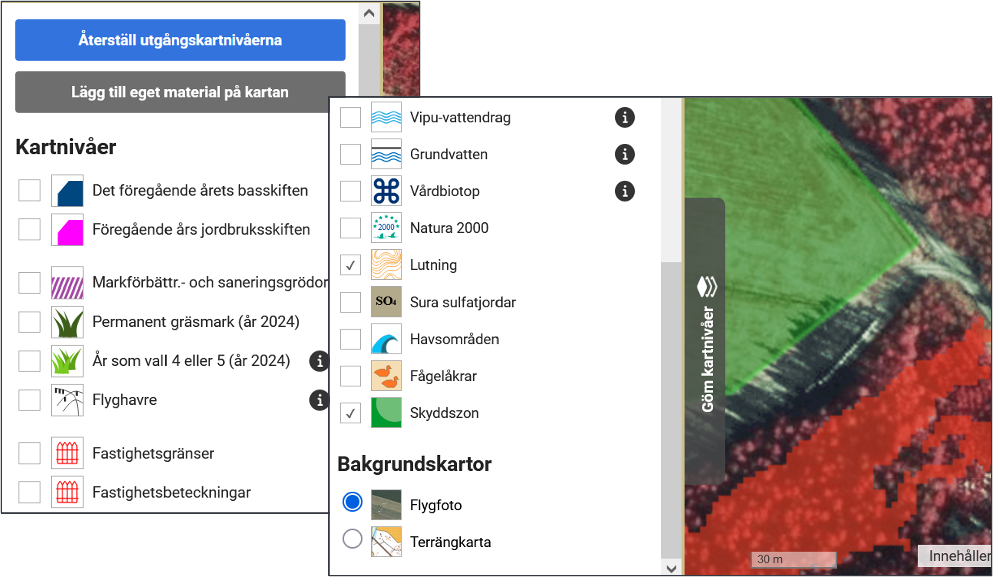 Sk&auml;rmdump fr&aring;n kartniv&aring;erna