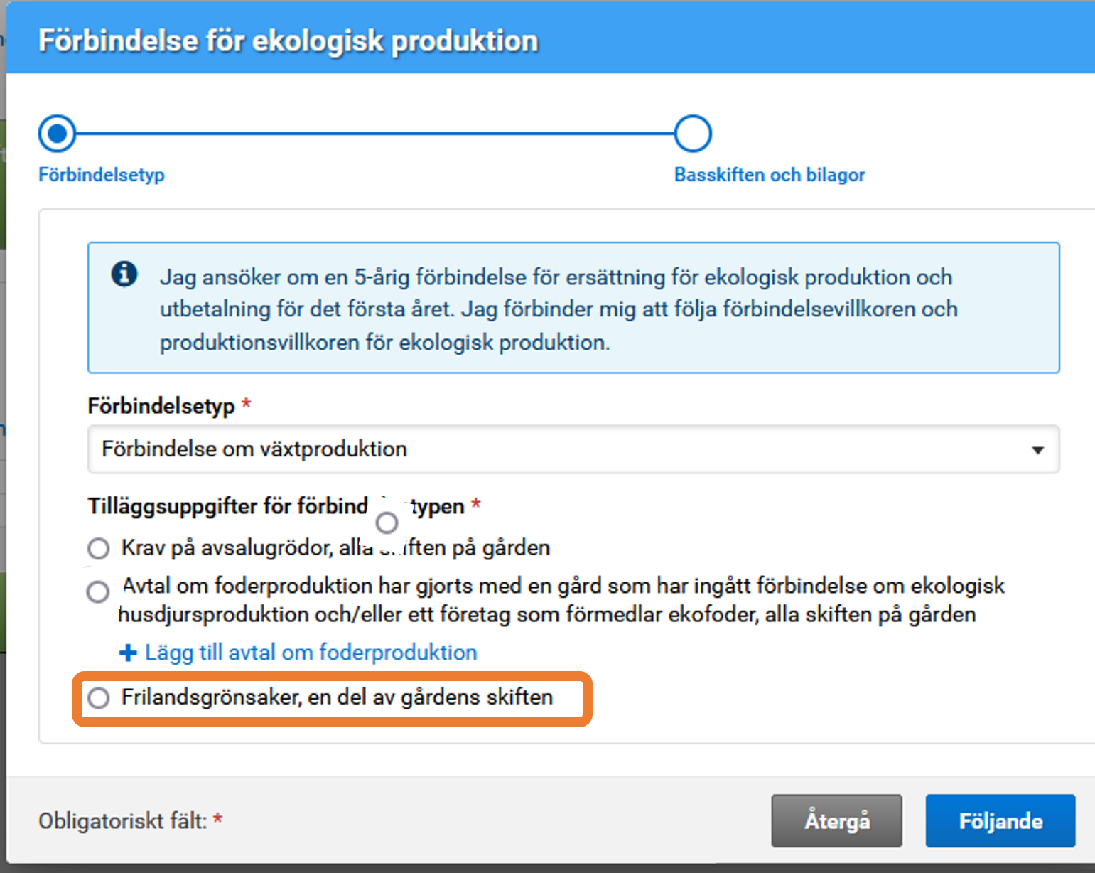 Sk&auml;rmdump fr&aring;n Viputj&auml;nsten f&ouml;rbindelse f&ouml;r ekologisk produktion