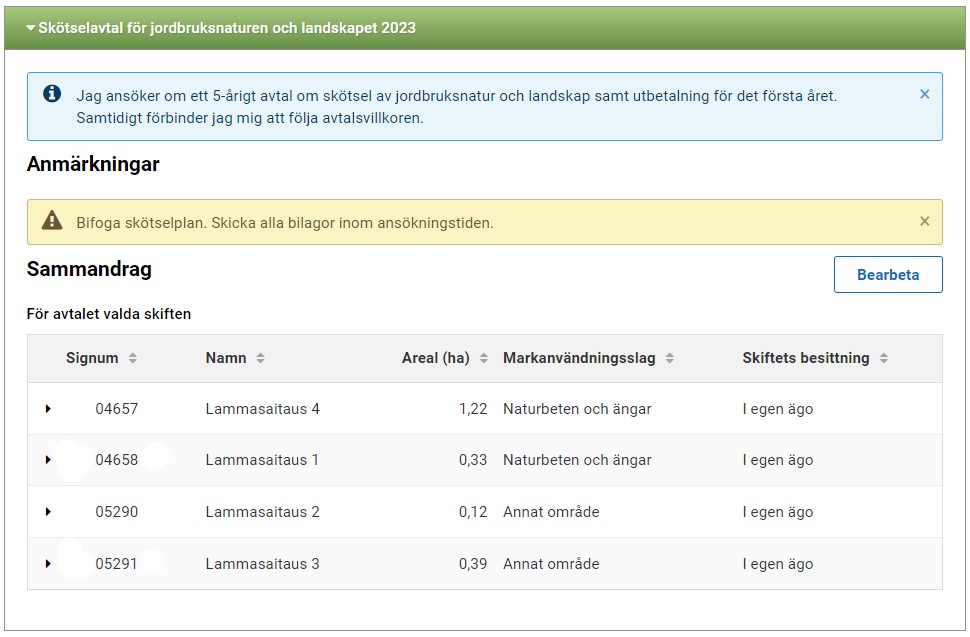 Sk&auml;rmdump ur Viputj&auml;nsten, vy &ouml;ver sammandrag