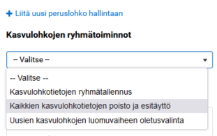 Kuvakaappaus vipusta, kasvulohkojen esit&auml;ytt&ouml; uudelleen