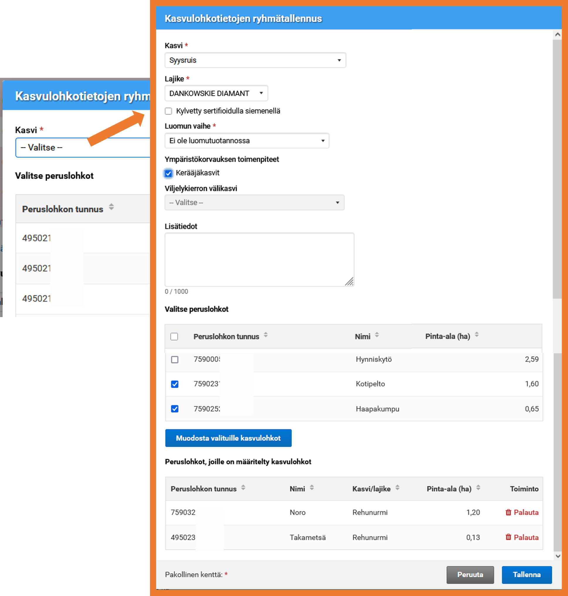 Kuvankaappaus Vipu-palvelusta.