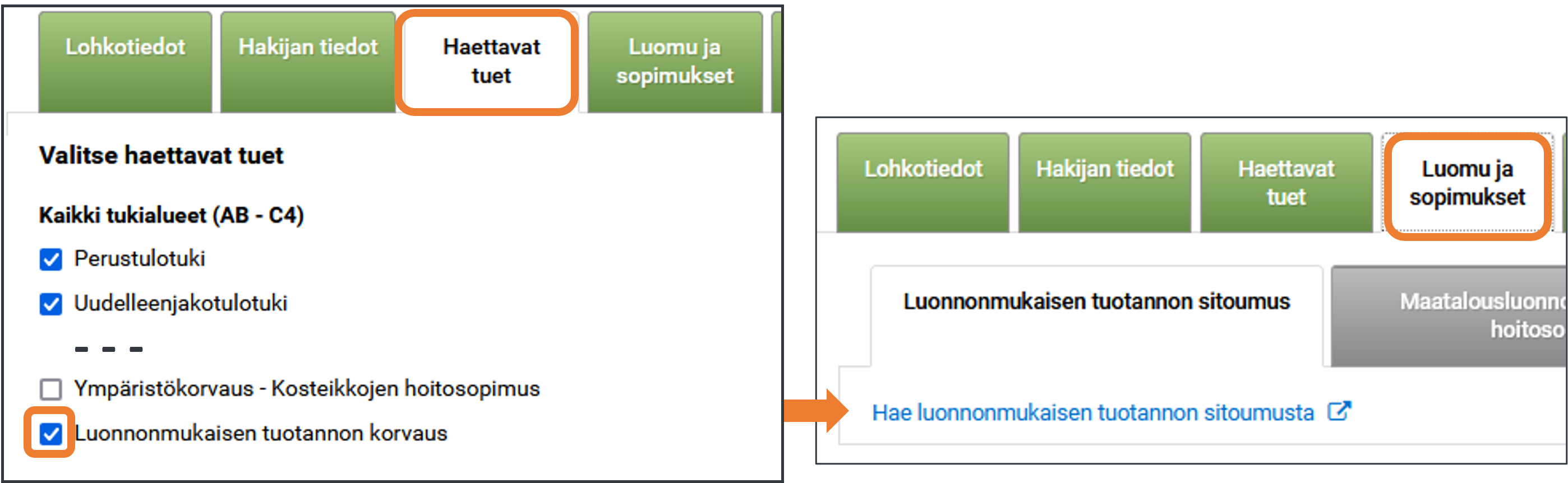Kuvankaappaus Vipu-palvelusta