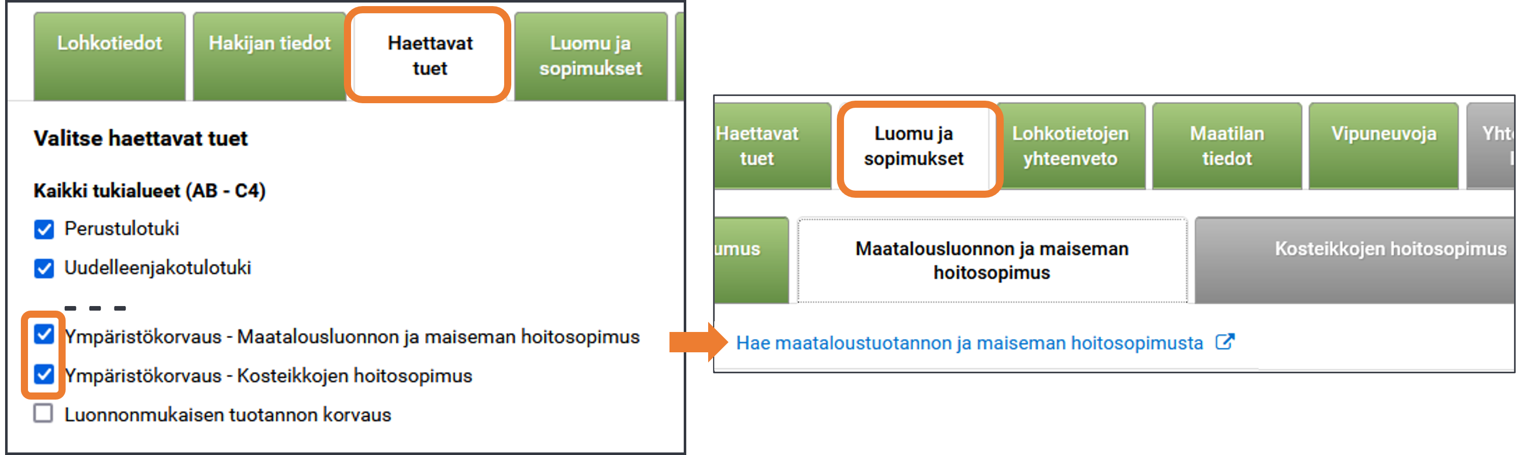 Kuvankaappaus Vipu-palvelusta