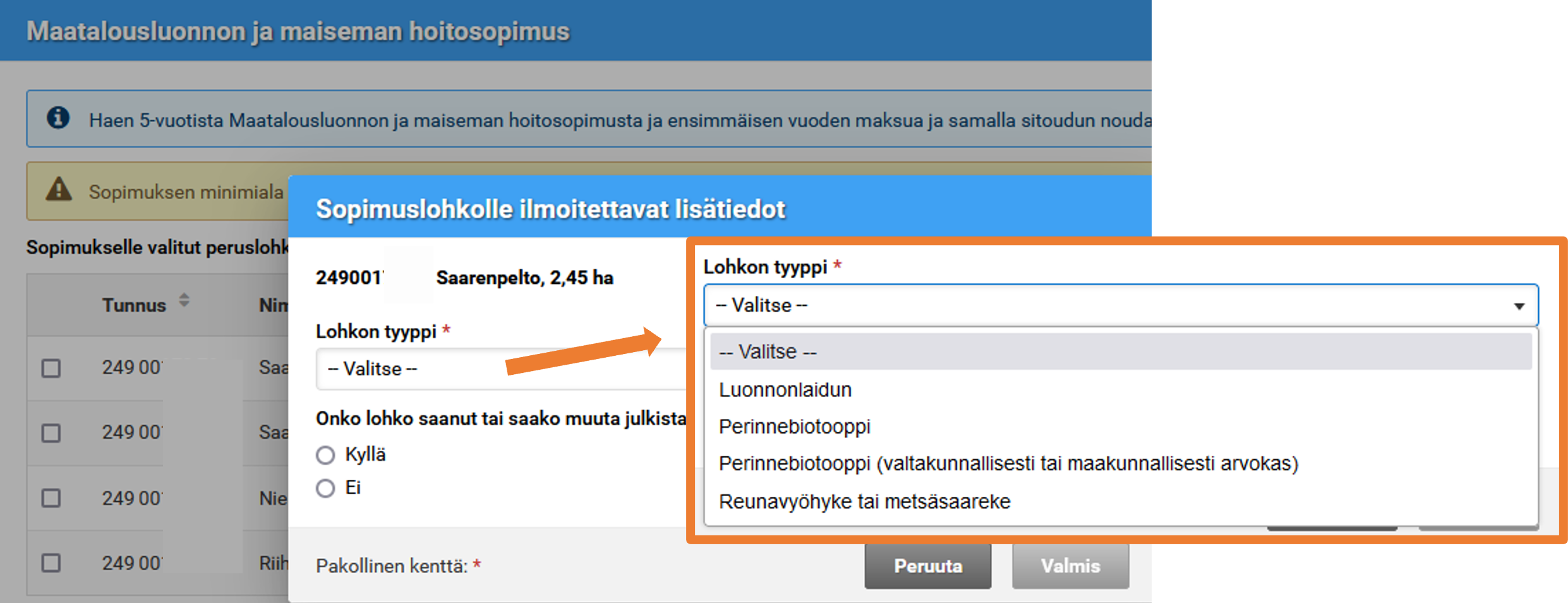 Kuvankaappaus Vipu-palvelusta
