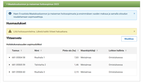 Kuvakaappaus vipusta, sopimusten yhteenveton&auml;kym&auml;