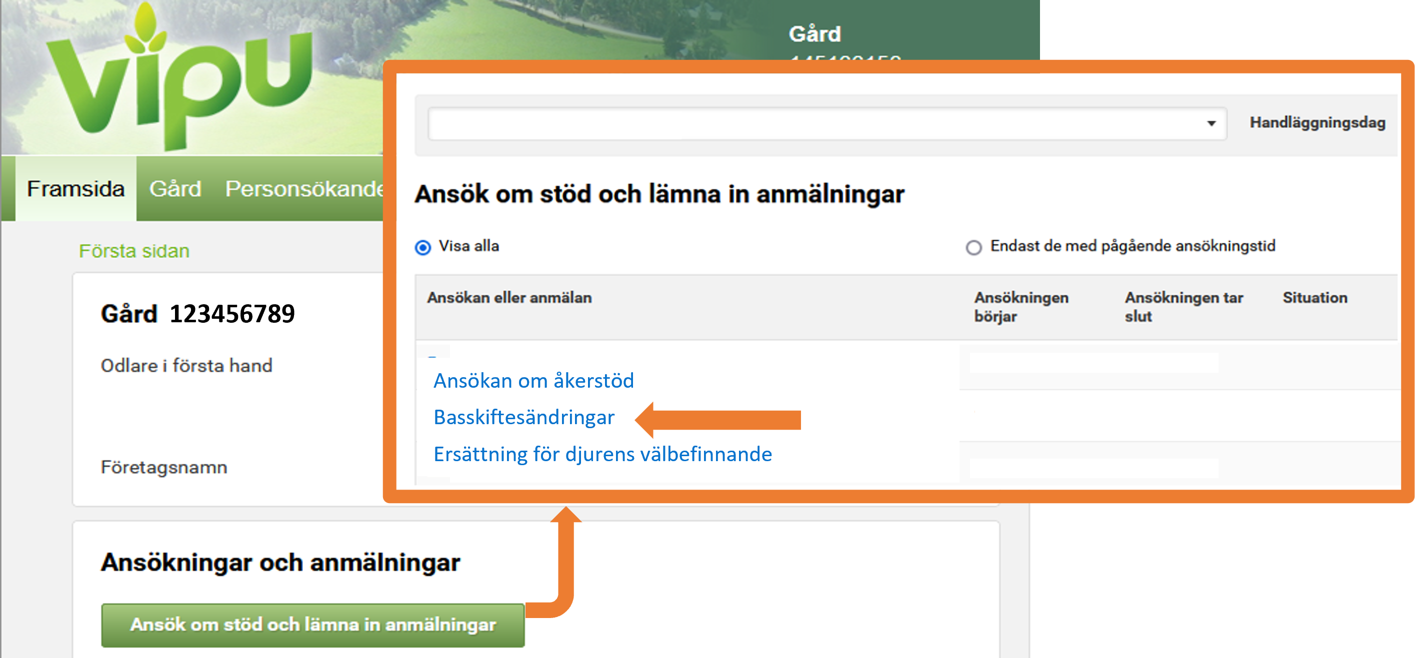 Sk&auml;rmdump fr&aring;n Viputj&auml;nsten: V&auml;lj Ans&ouml;k om st&ouml;d och l&auml;mna in anm&auml;lningar.