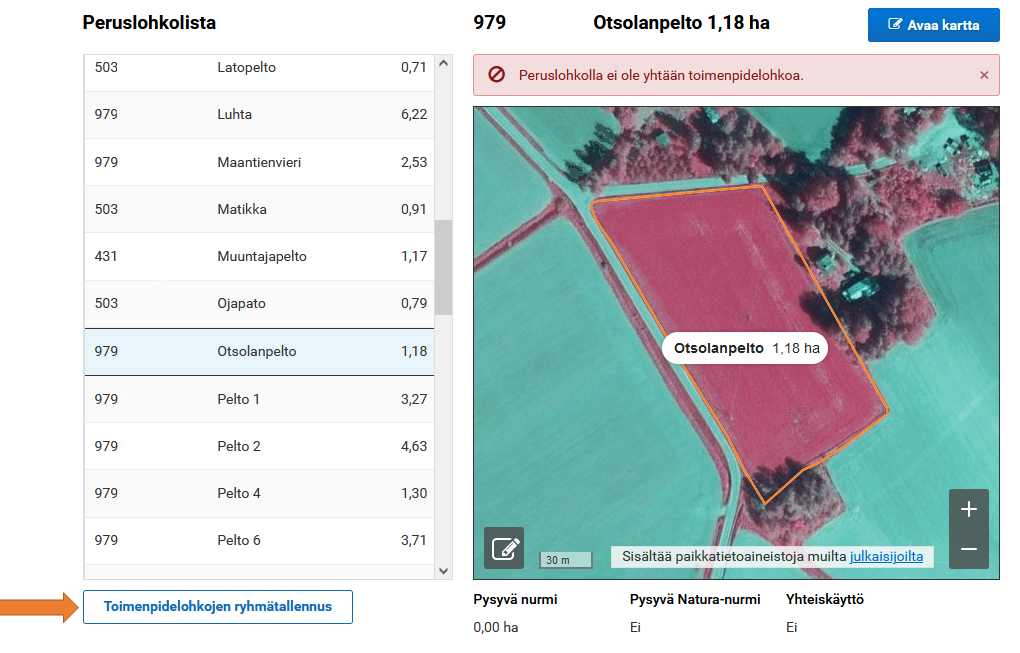 Kuvankaappaus Vipu-palvelusta