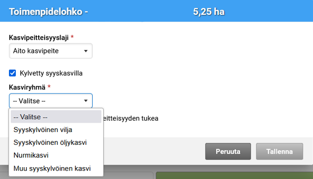 Kuvankaappaus Vipu-palvelusta.