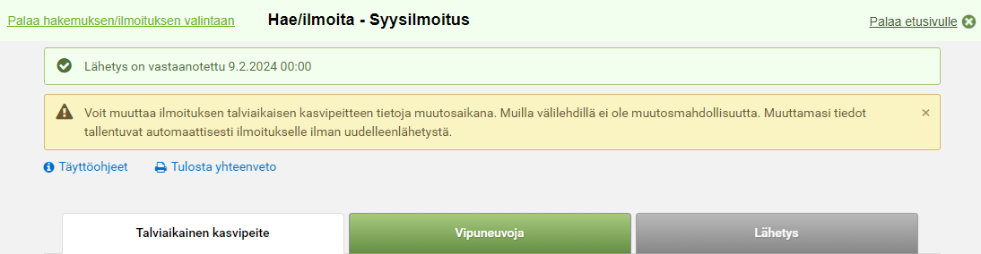 Kuvakaappaus Vipusta, talviaikainen kasvipeite -v&auml;lilehti