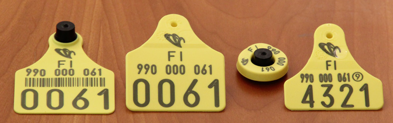 Allflex e-Nappi Junior HDX -merkkej&auml;