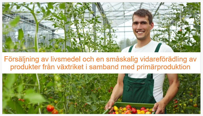 webbkurssen om f&ouml;rs&auml;ljning av livsmedel och en sm&aring;skalig vidaref&ouml;r&auml;lding av produkter fr&aring;n v&auml;xtriket p&aring; g&aring;rden